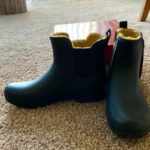 Chooka Black Rain Booties Size 9